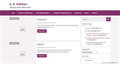 Desktop Screenshot of gdadhikari.com.np